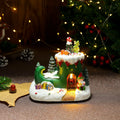 Christmas Rotating Resin Luminous Music Box Ornaments - Viexta