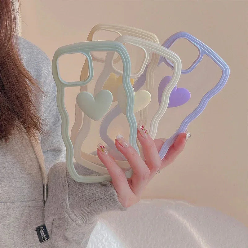Love Wave Border iPhone Case - Viexta