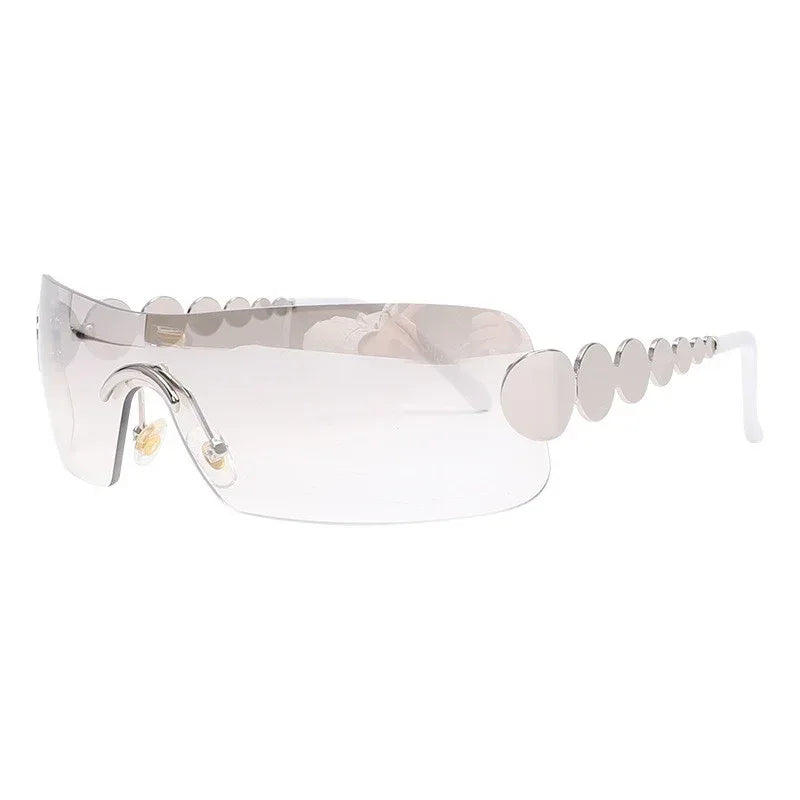 One Piece Rimless Outdoor Sunglasses - Viexta