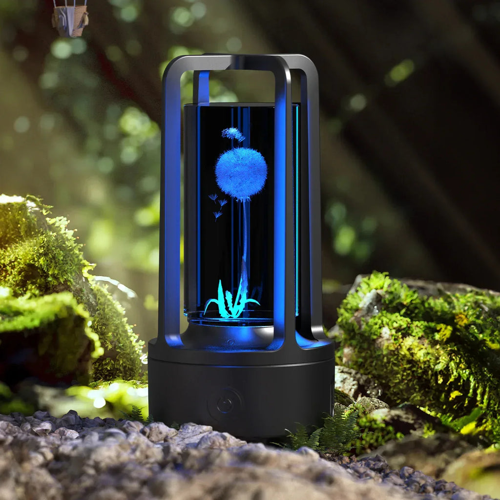 Creative 2 In 1 Audio Acrylic Crystal Lamp - Viexta