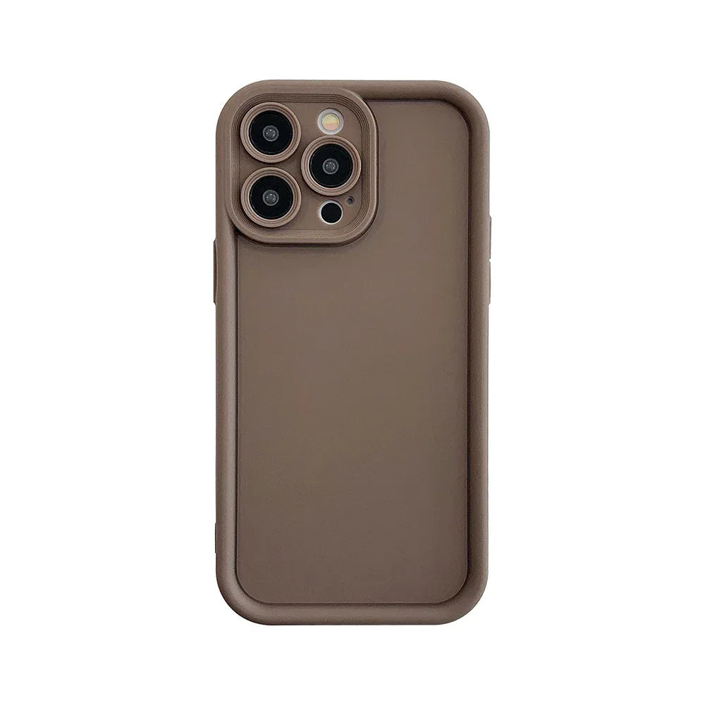 solid-color-all-inclusive-silicone-iphone-case - Viexta