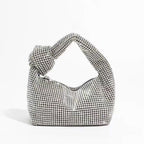 Rhinestone Full Diamond Diamond Knotted Women's Bag