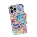 Blue Light Oil Painting iPhone Case - Viexta