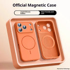 Fine Circle Magnetic iPhone Case Liquid Silicone - Viexta