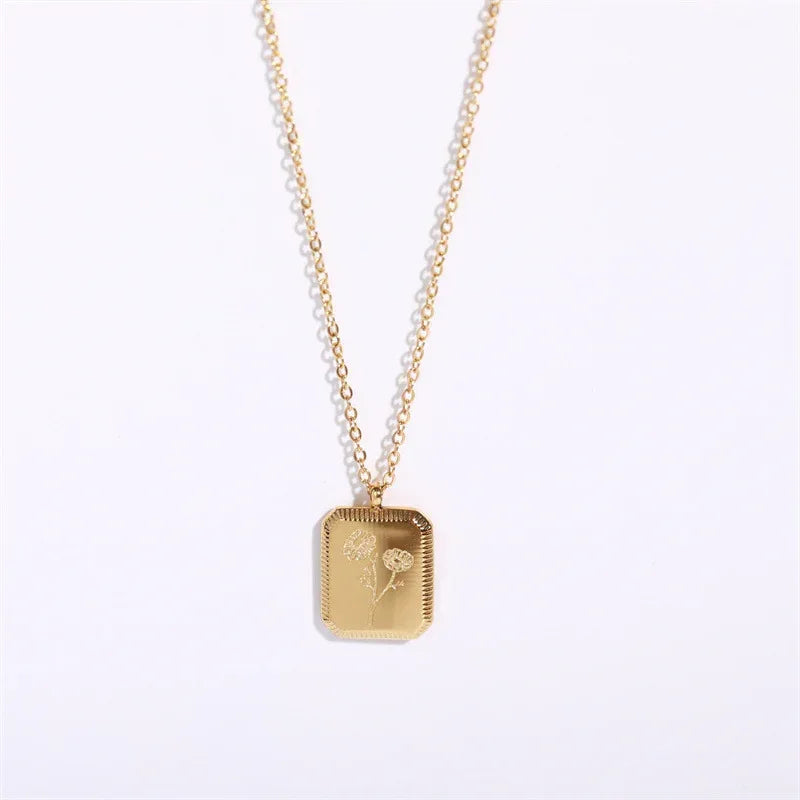 Birth Flower Necklace - Viexta