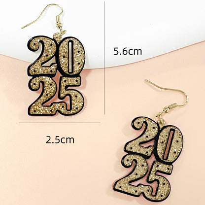 Acrylic Sequins Earrings