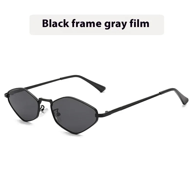 Cat Eye Metal Sunglasses - Viexta