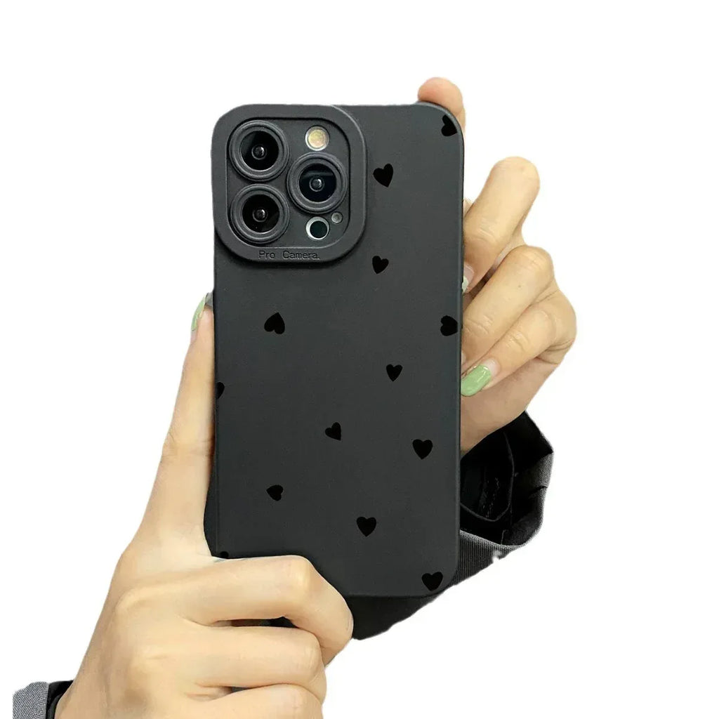 black-with-love-iphone-case-protective - Viexta