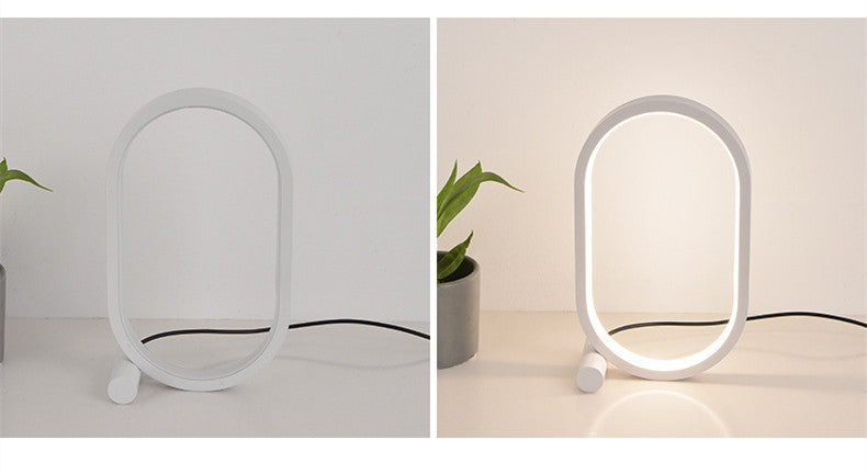 Oval Acrylic Touch Lamp