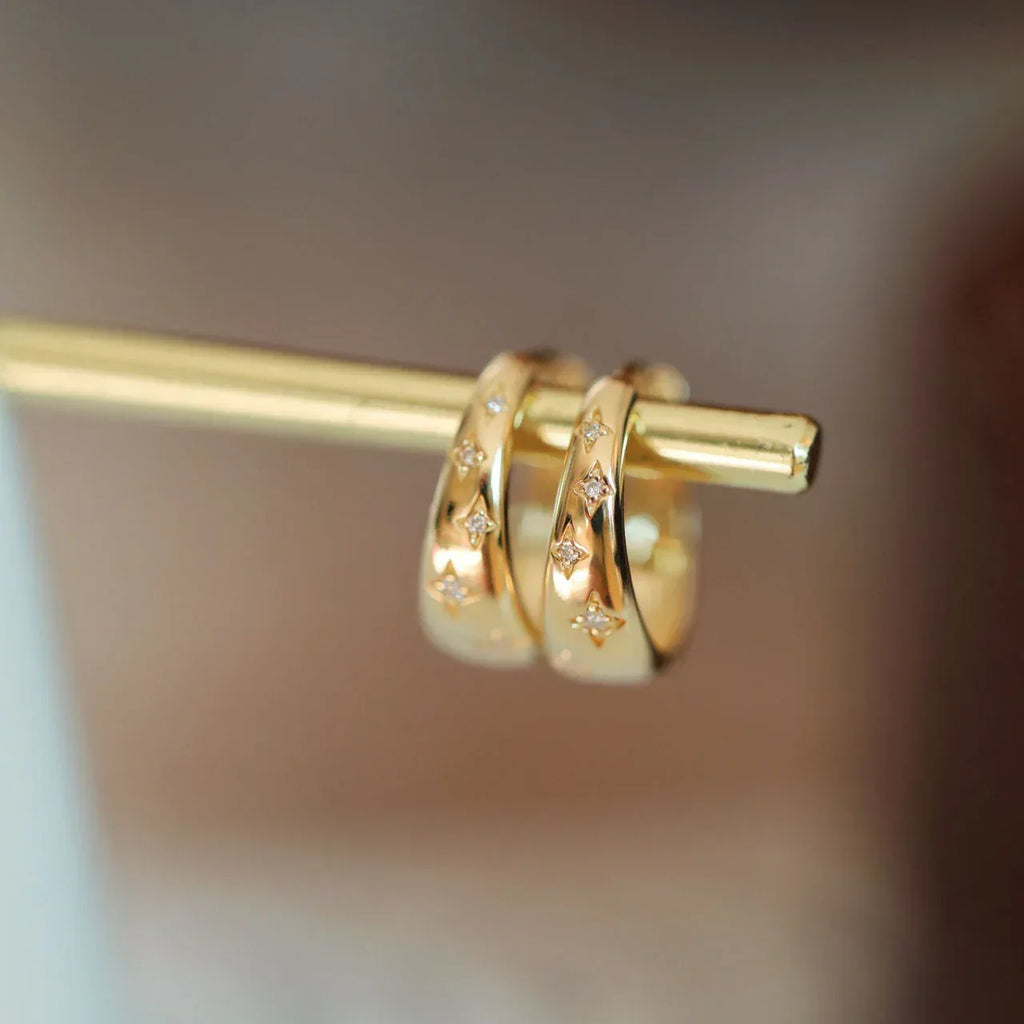 Sparkling Star S925 Earrings - Viexta