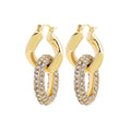 18k-gold-double-ring-plated-diamond-earrings - Viexta