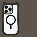 3D Cat Ear Acrylic Magnetic iPhone Case - Viexta