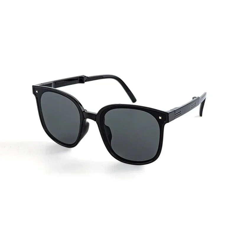 Fashionable Retro Sun Protection Folding Sunglasses - Viexta