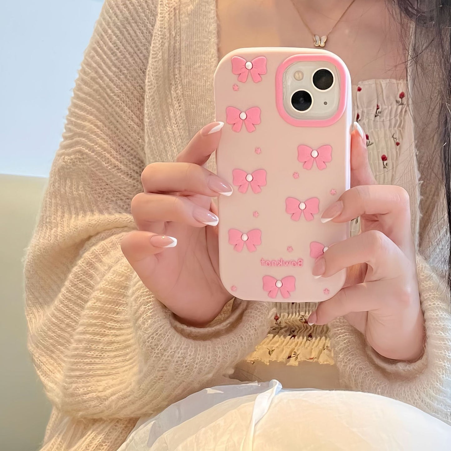 Silicone Bow iPhone Case