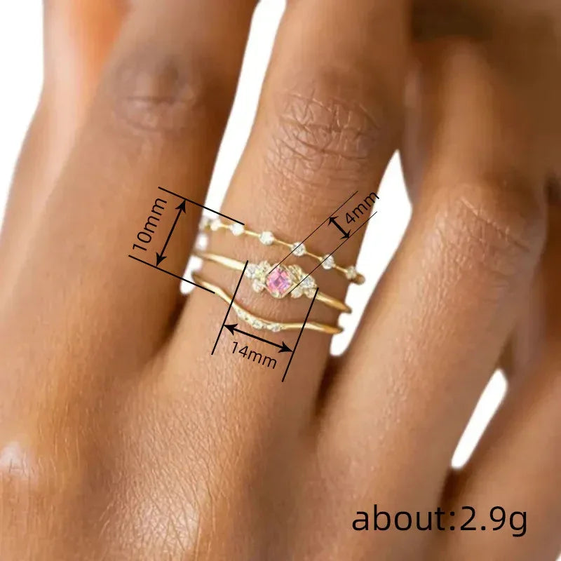 Three-piece Ring Set - Viexta
