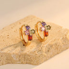 Zircon !8k Stud Earrings - Viexta