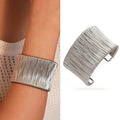 Handcrafted Gold-plated Geometric Cuff Bracelets - Viexta