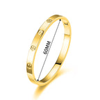 Stainless Steel Cross Nail Bracelet