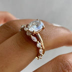 Simulation Moissanite Diamond Ring - Viexta