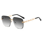 Frameless Trimming Square Sunglasses - Viexta
