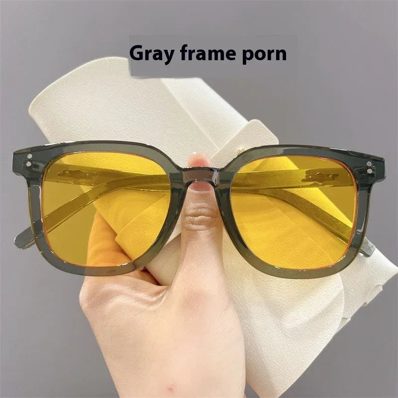 womens-fashionable-retro-korean-sunglasses - Viexta