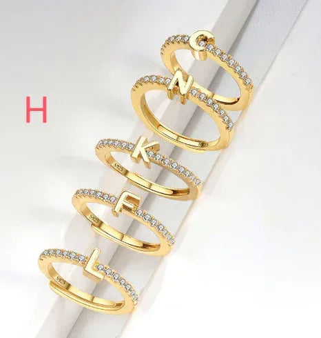 s925-sterling-silver-micro-inlaid-letters-ring - Viexta