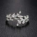 Adjustable18k Leaf Ring - Viexta