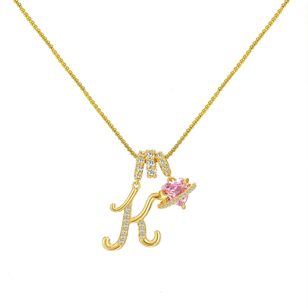 Dopamine 26 English Letter Necklace - Viexta