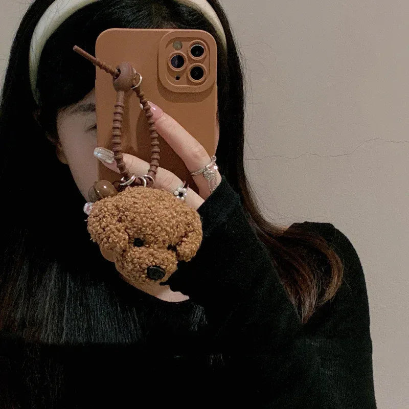 plush-retro-brown-teddy-iphone-case - Viexta