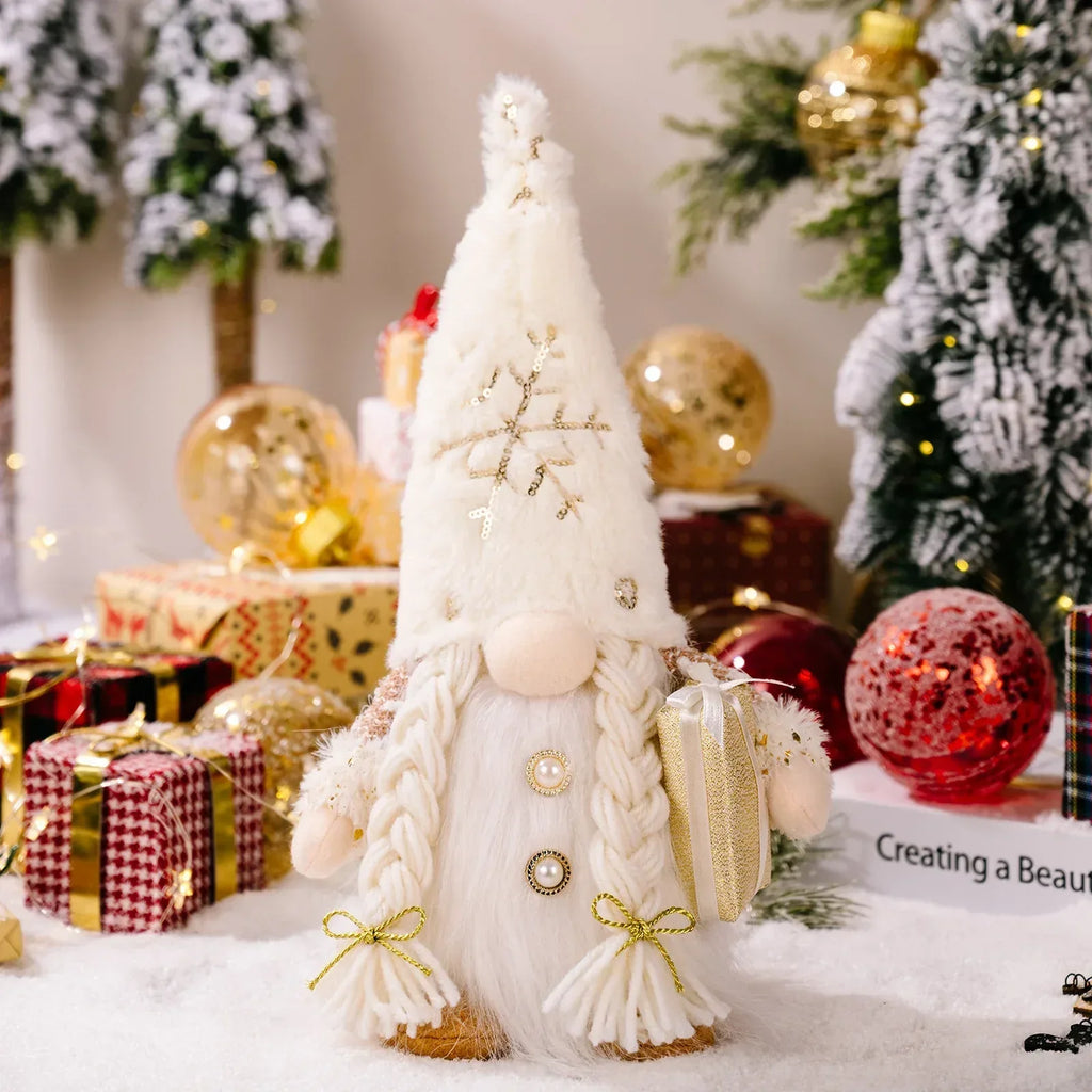 christmas-fabric-decorative-faceless-doll-ornament-christmas-decorations - Viexta