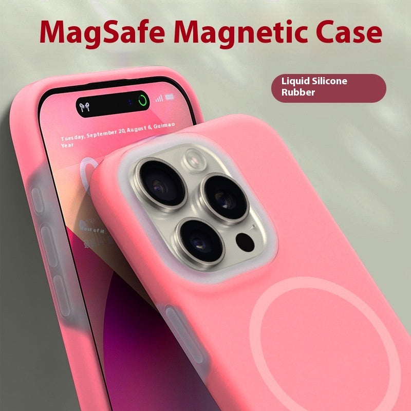 Jelly Magnetic Liquid Silicone iPhone Case