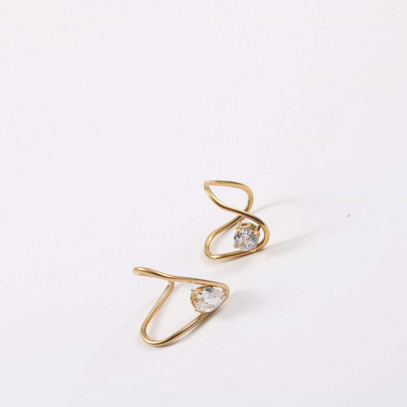 Titanium Steel Plated 18K Gold Ring