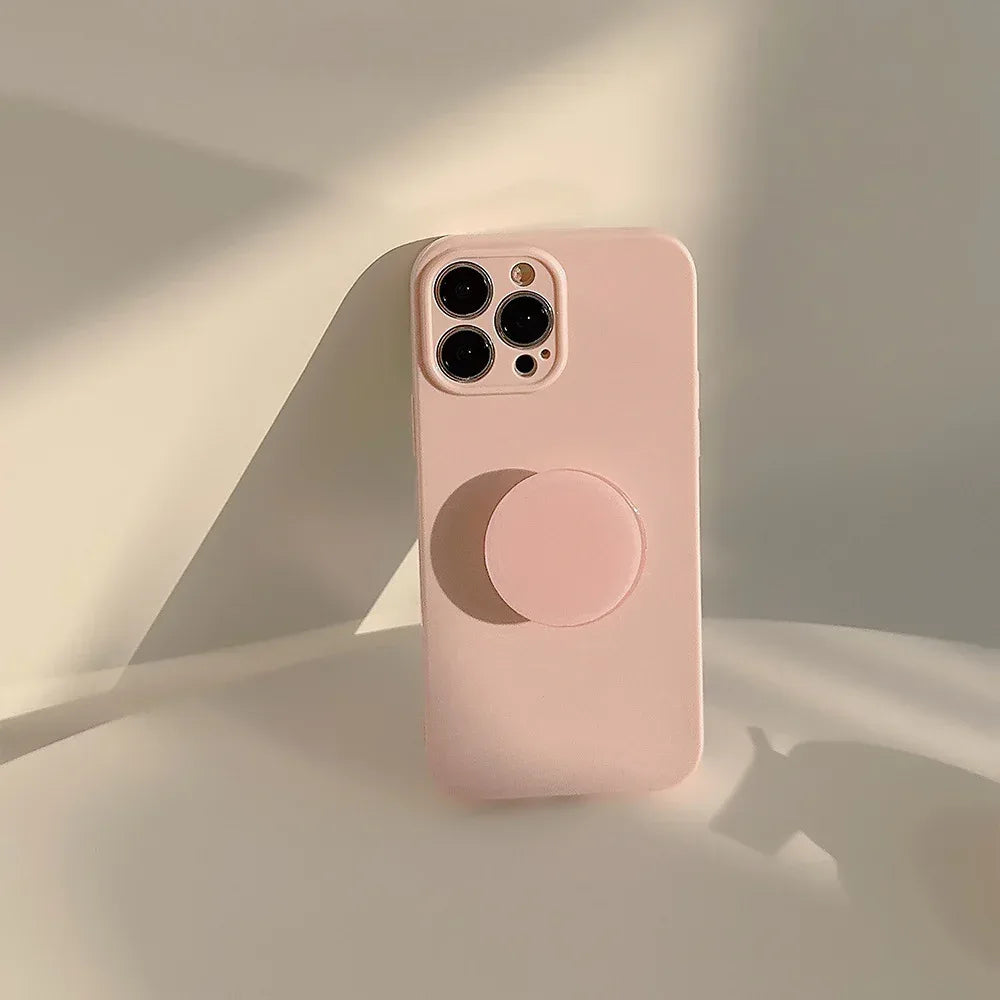 solid-color-bracket-iphone-case - Viexta