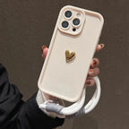 Lanyard Heart Design Silicone iPhone Case - Viexta