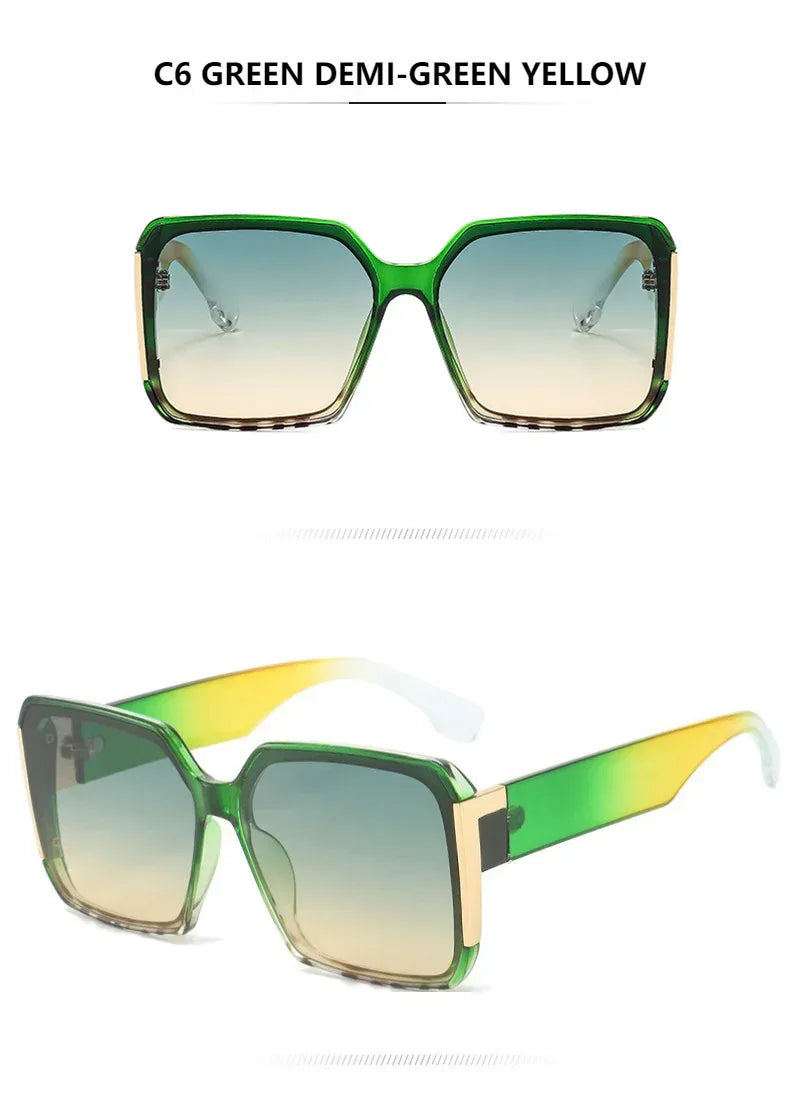 Retro Fashion Outdoor Box Sunglasses - Viexta