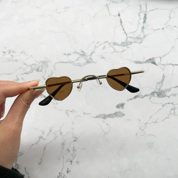 Love Retro Small Frame Eyes Glasses - Viexta
