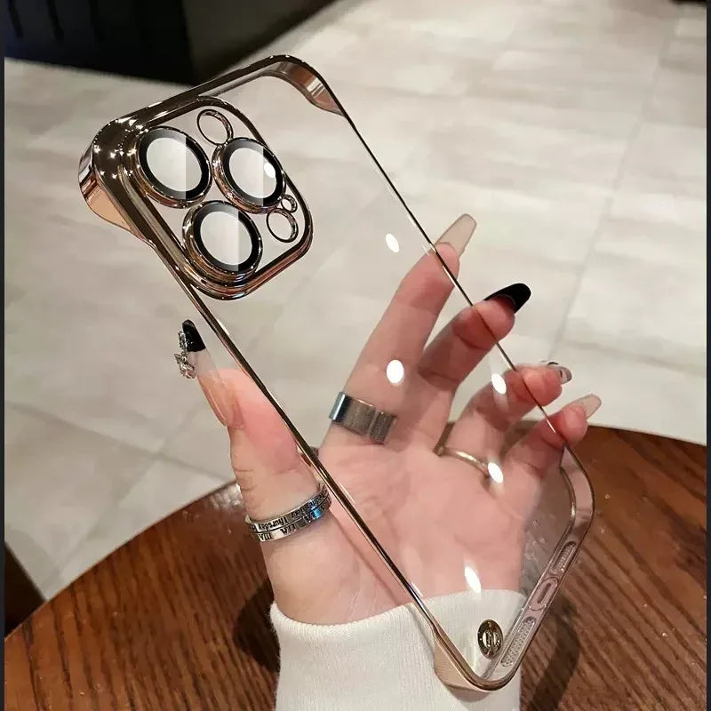 Electroplated Borderless iPhone Case - Viexta