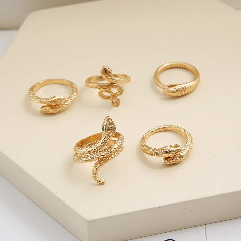 Snake Ring Suit 5-piece - Viexta