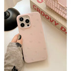 bow-liquid-silicone-skin-feeling-iphone-case - Viexta