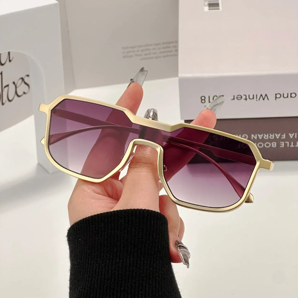 One-piece Street Shooting Sunglasses - Viexta