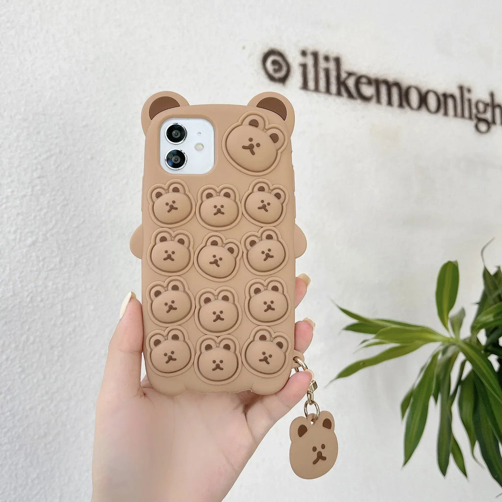 Press Bear iPhone Case - Viexta