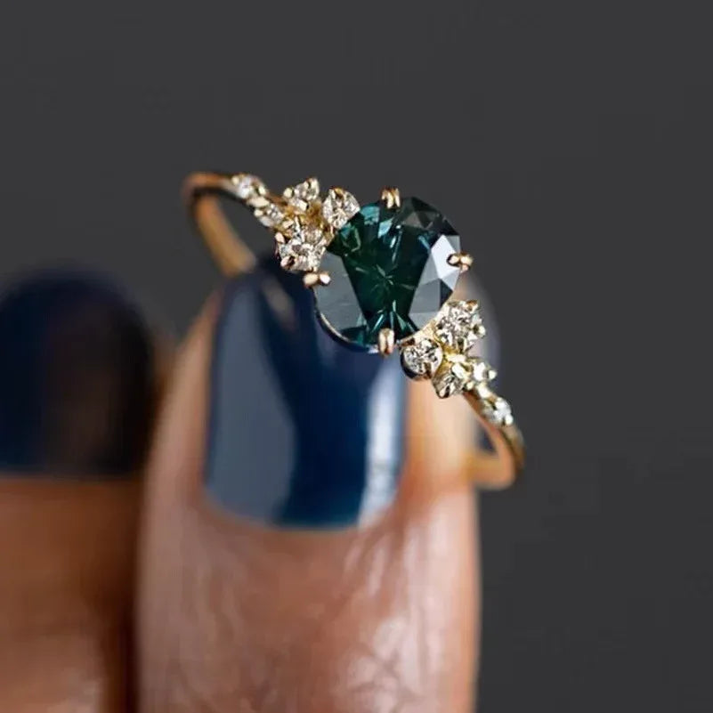 three-piece-temperament-flower-ring - Viexta