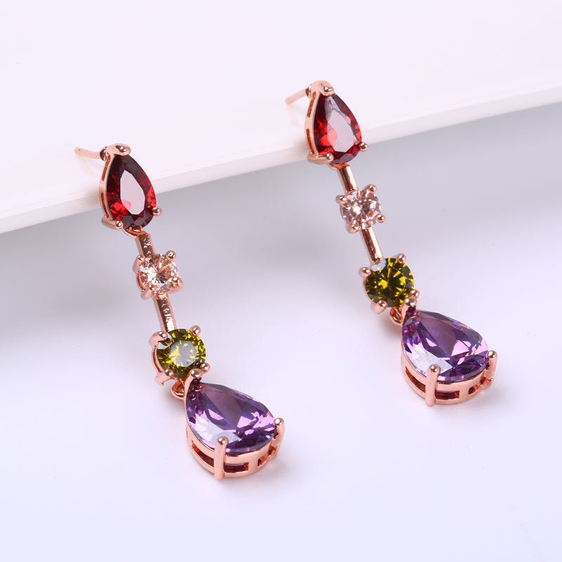 bride-zircon-necklace-and-earring-set