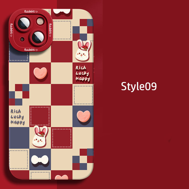 Silicone Cartoon iPhone Case