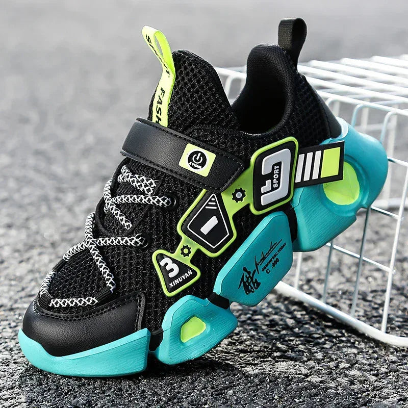 Woven Velcro Breathable Sneakers - Viexta