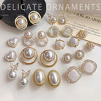 Baroque French Vintage Pearl Earrings - Viexta