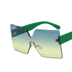 European And American Rimless Sunglasses - Viexta