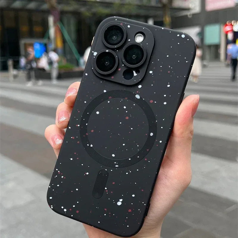 Magnetic Suction Frosted Anti-fingerprint iPhone Case - Viexta