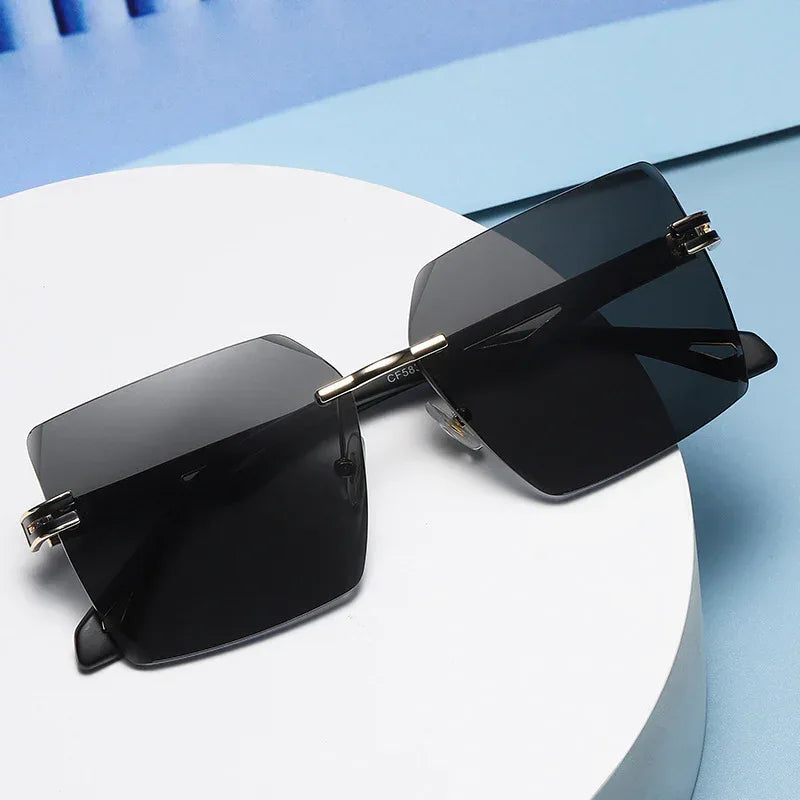 Frameless Trimming Sunglasses Fashion - Viexta