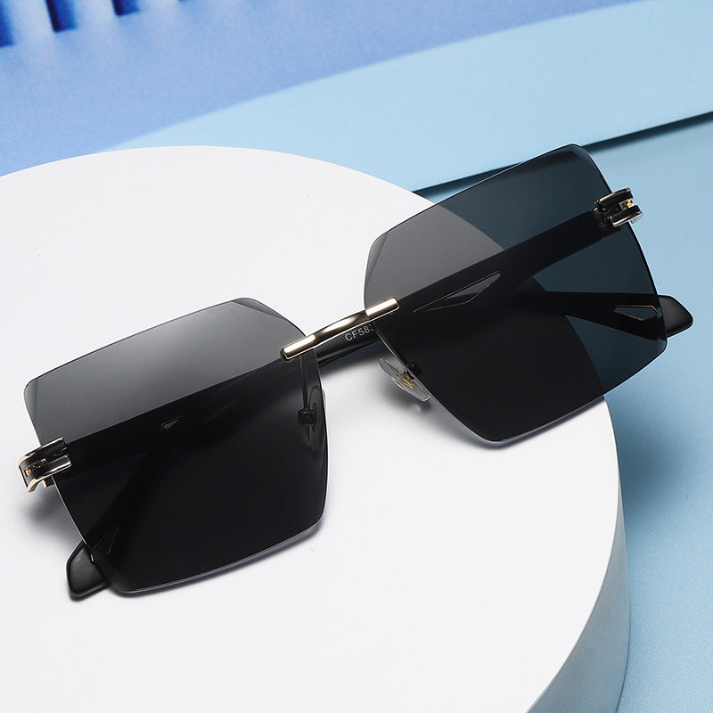 Frameless Trimming Sunglasses Fashion